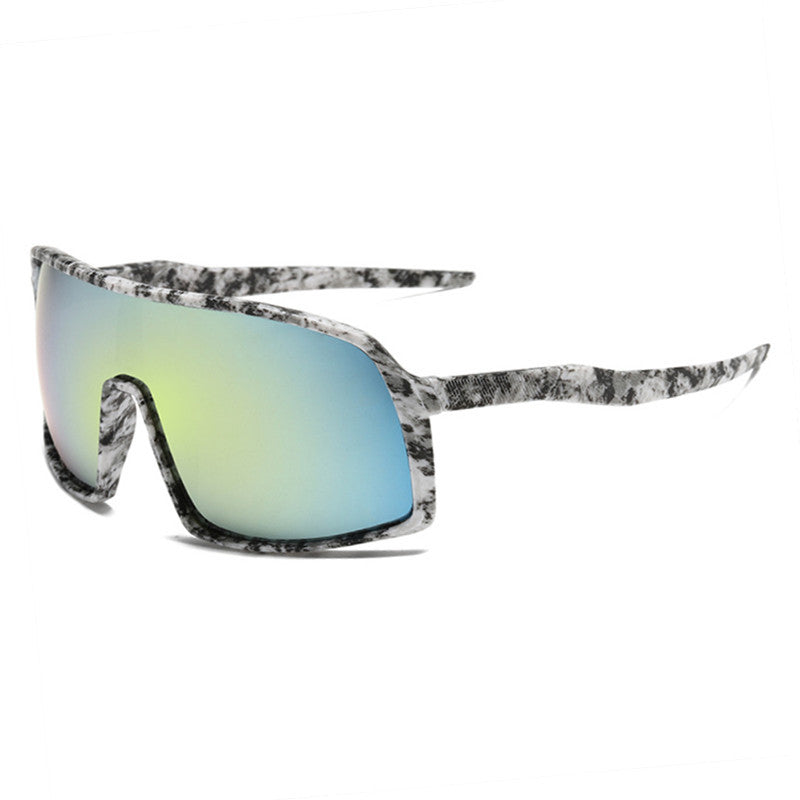 Gafas de sol de ciclismo a prueba de viento de marco grande y colorido al por mayor